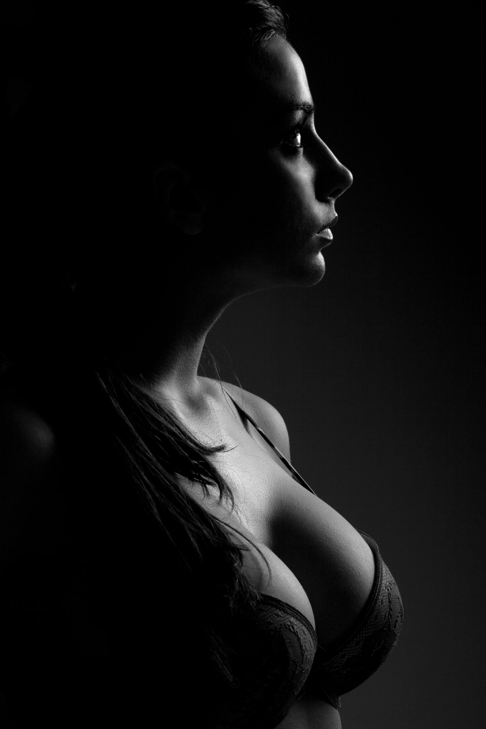 Sensual portrait in lingerie